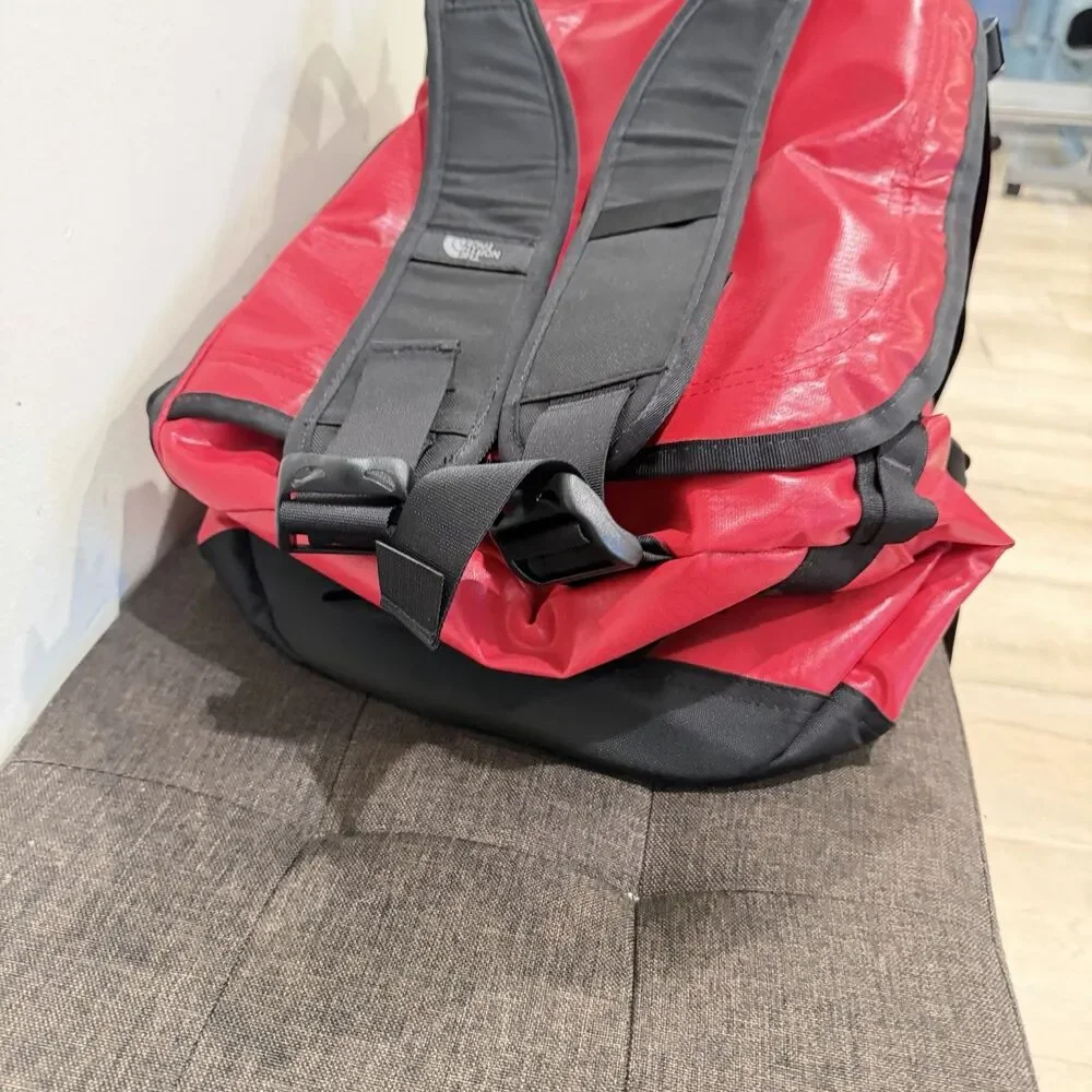 The North Face Small Base Camp Duffel 50L Carry-On Friendly Red/Black - NEW Read